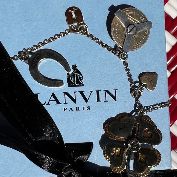 Lanvin Paris Lucky Charm Necklace